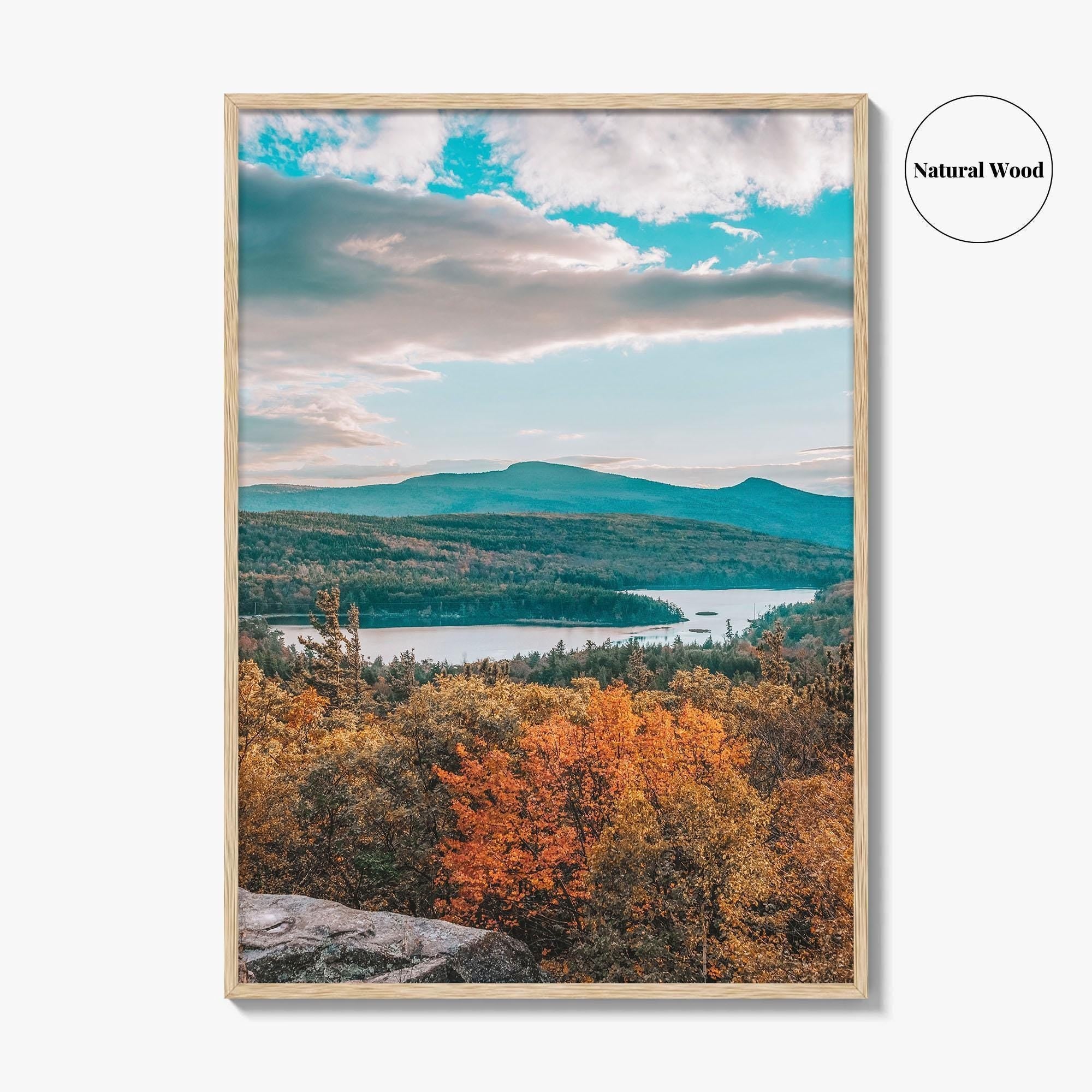 Catskill Mountains Fine Art Photo Print, North-South Lake, Sunset Rock, New York Wall Poster