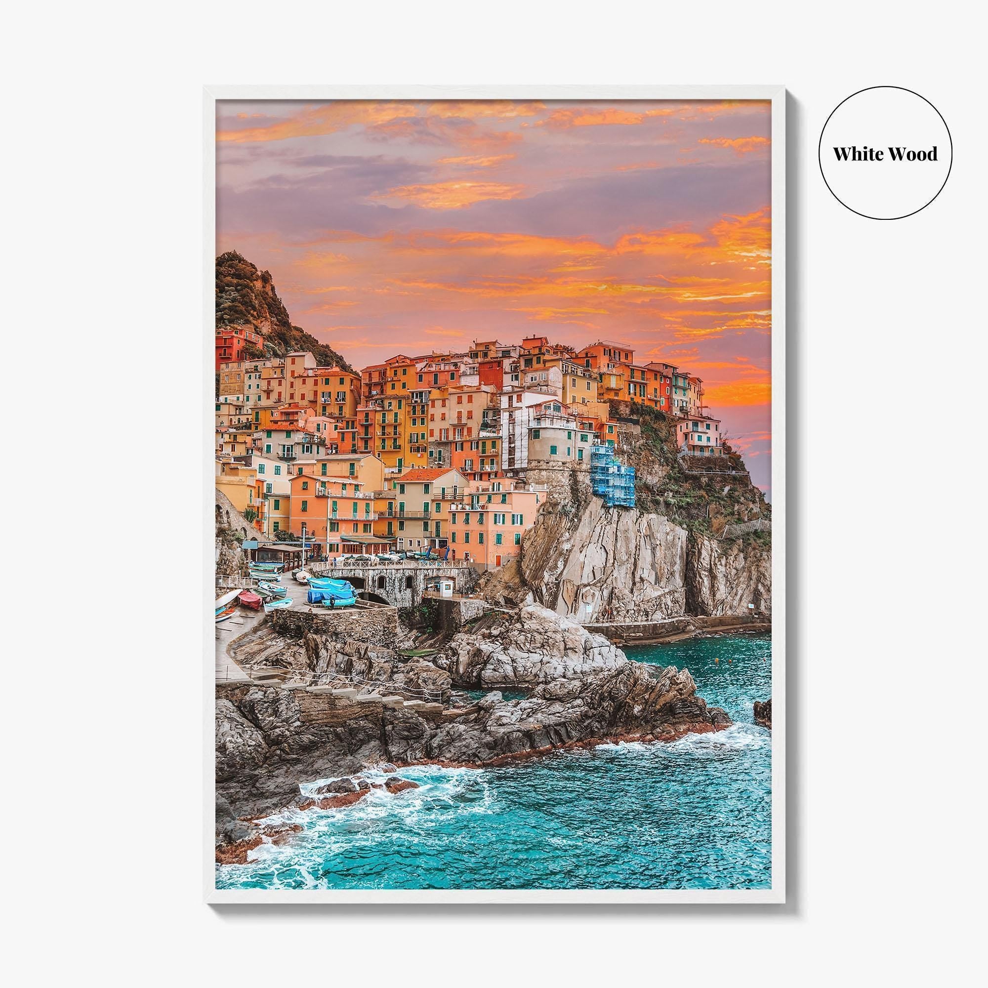 Cinque Terre Fine Art Photo Print, Italy, Liguria, Italian Riviera, Wall Decor, Poster, Vernazza