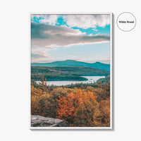 Catskill Mountains Fine Art Photo Print, North-South Lake, Sunset Rock, New York Wall Poster