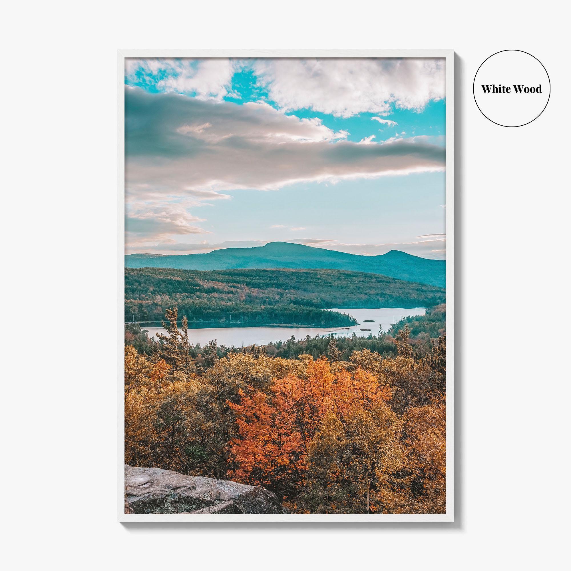 Catskill Mountains Fine Art Photo Print, North-South Lake, Sunset Rock, New York Wall Poster