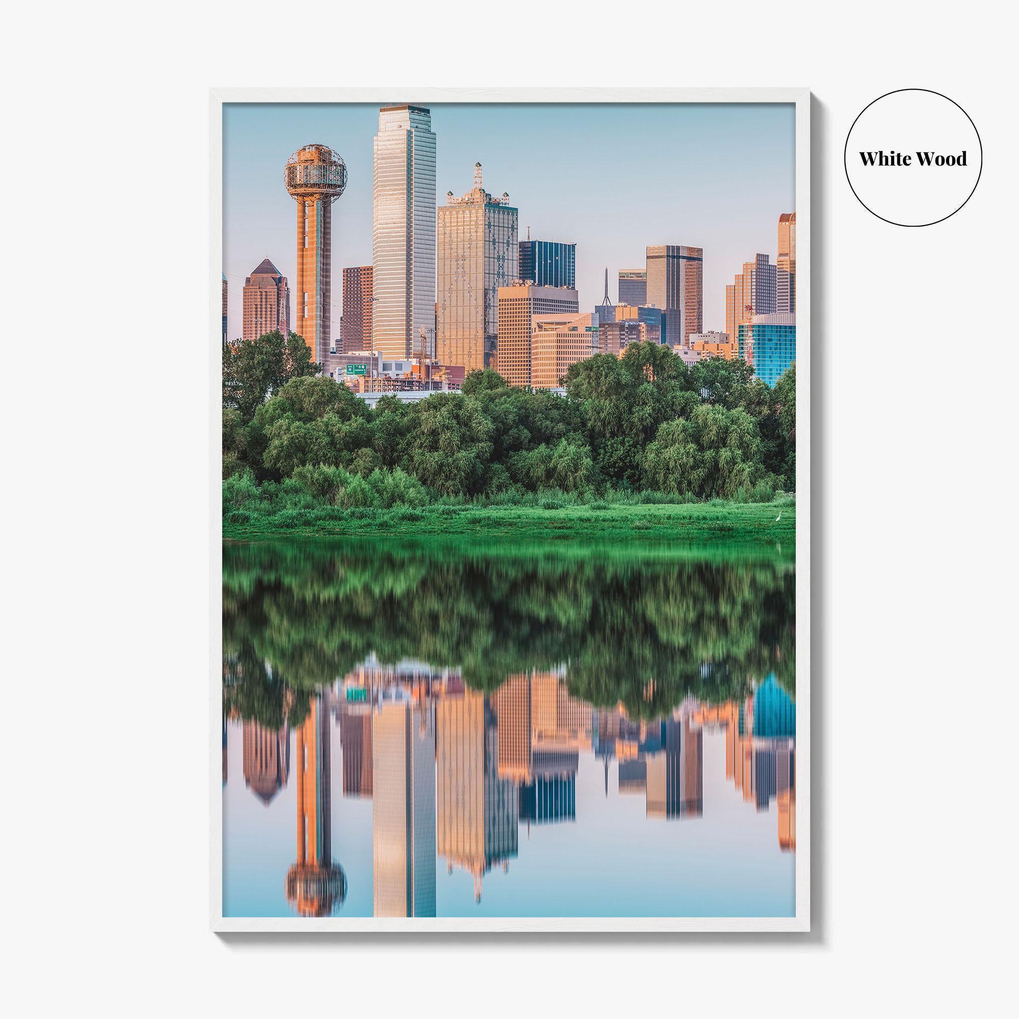 Dallas Skyline Fine Art Photo Print, Texas USA, Downtown City Wall Decor
