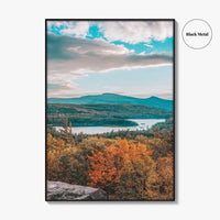 Catskill Mountains Fine Art Photo Print, North-South Lake, Sunset Rock, New York Wall Poster