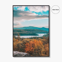 Catskill Mountains Fine Art Photo Print, North-South Lake, Sunset Rock, New York Wall Poster