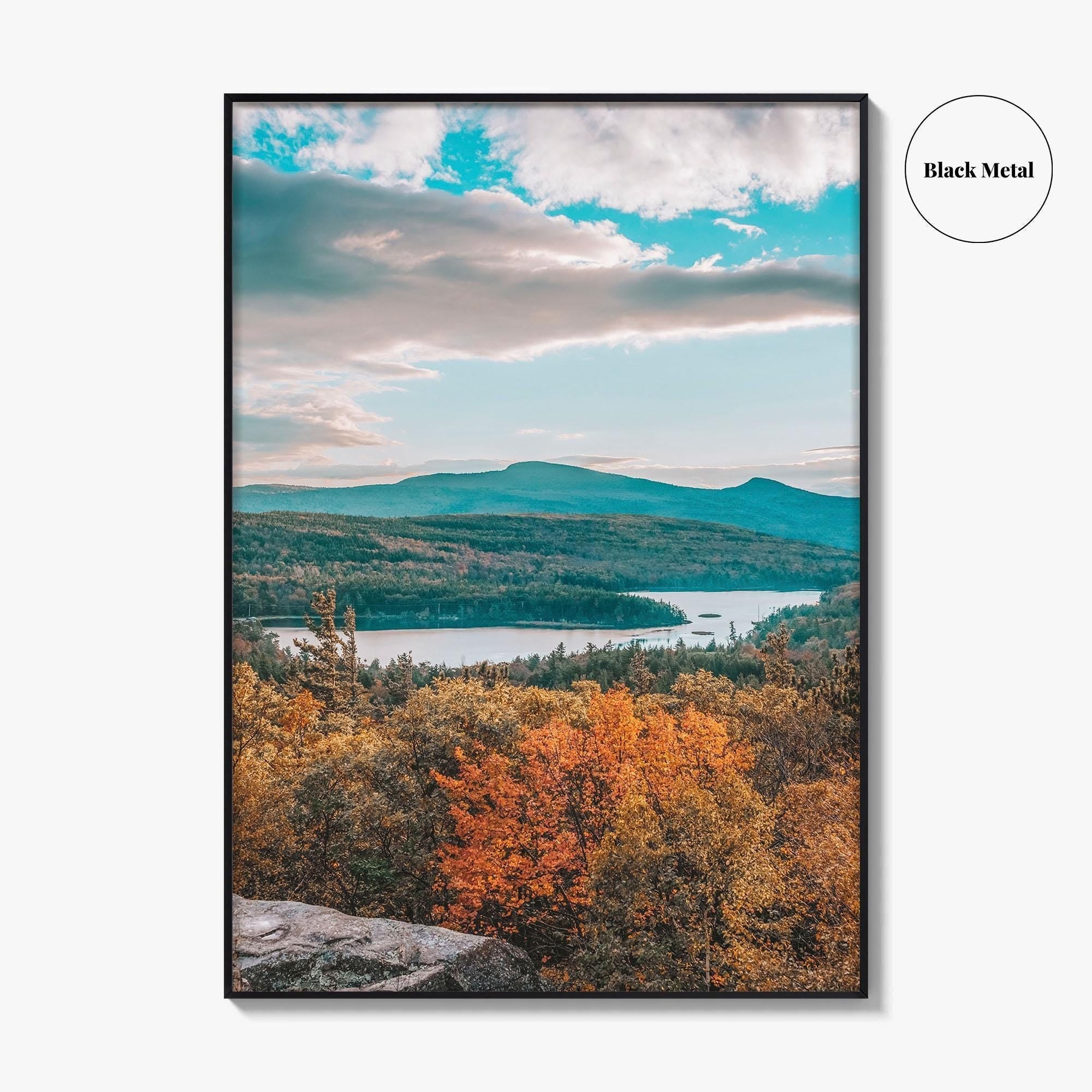 Catskill Mountains Fine Art Photo Print, North-South Lake, Sunset Rock, New York Wall Poster