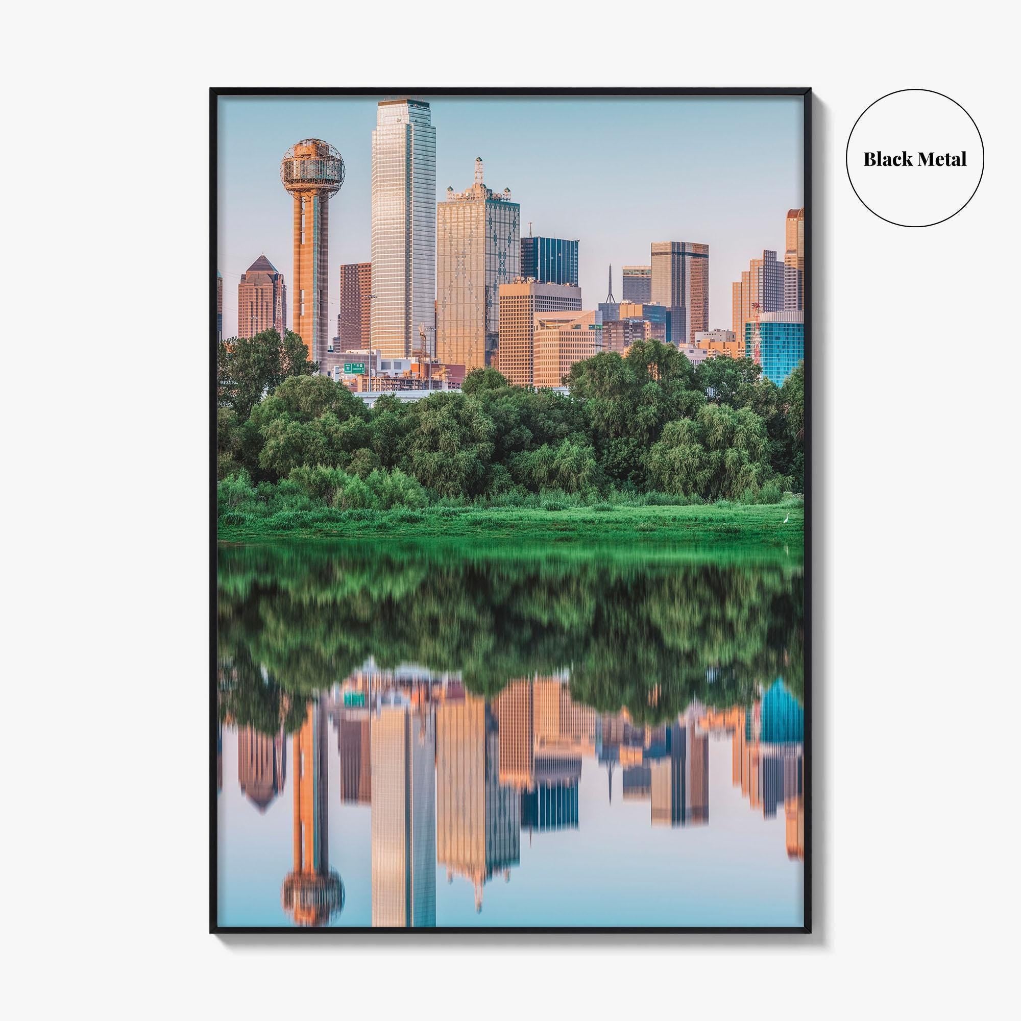 Dallas Skyline Fine Art Photo Print, Texas USA, Downtown City Wall Decor