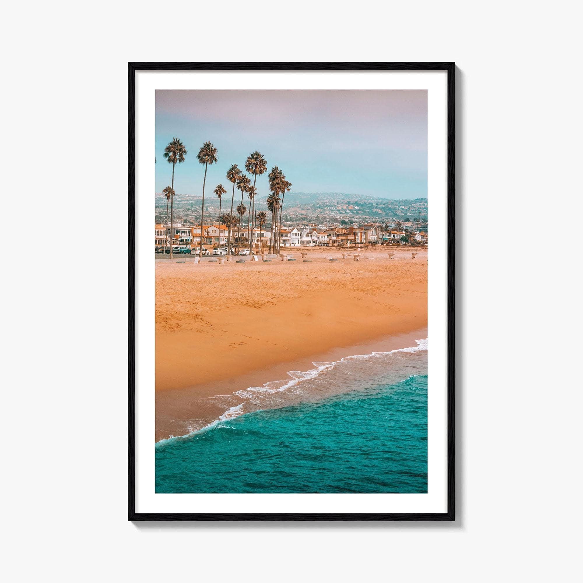 Newport Beach Fine Art Photo Print, Balboa Pier, Orange County CA Poster