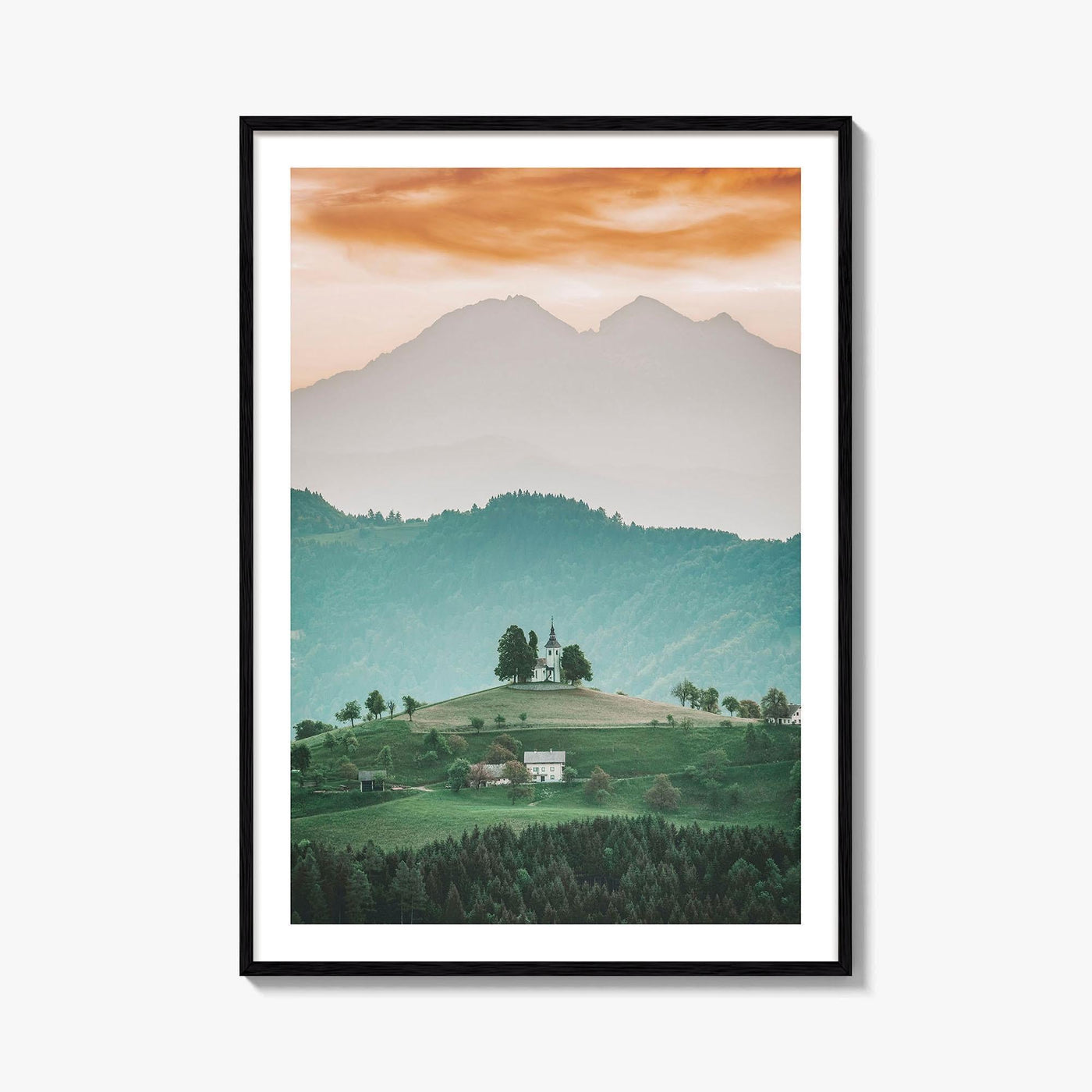 Saint Thomas Slovenia Fine Art Photo Print, Sveti Tomaz Church, Skofja Loka Poster