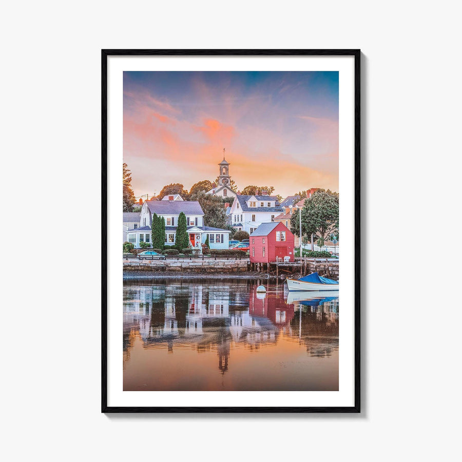 Portsmouth New Hampshire Fine Art Photo Print, New England Townscape Poster