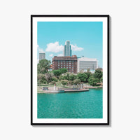 Omaha Skyline Fine Art Photo Print, Nebraska, Heartland of America Park, Wall Poster