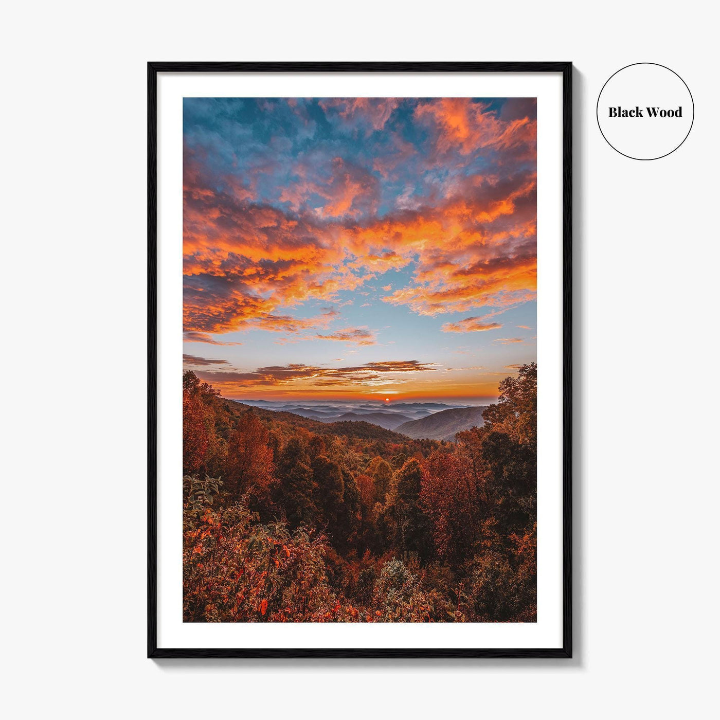 North Carolina Fine Art Photo Print, Blue Ridge Parkway, Asheville, Appalachian Mountains, USA Poster