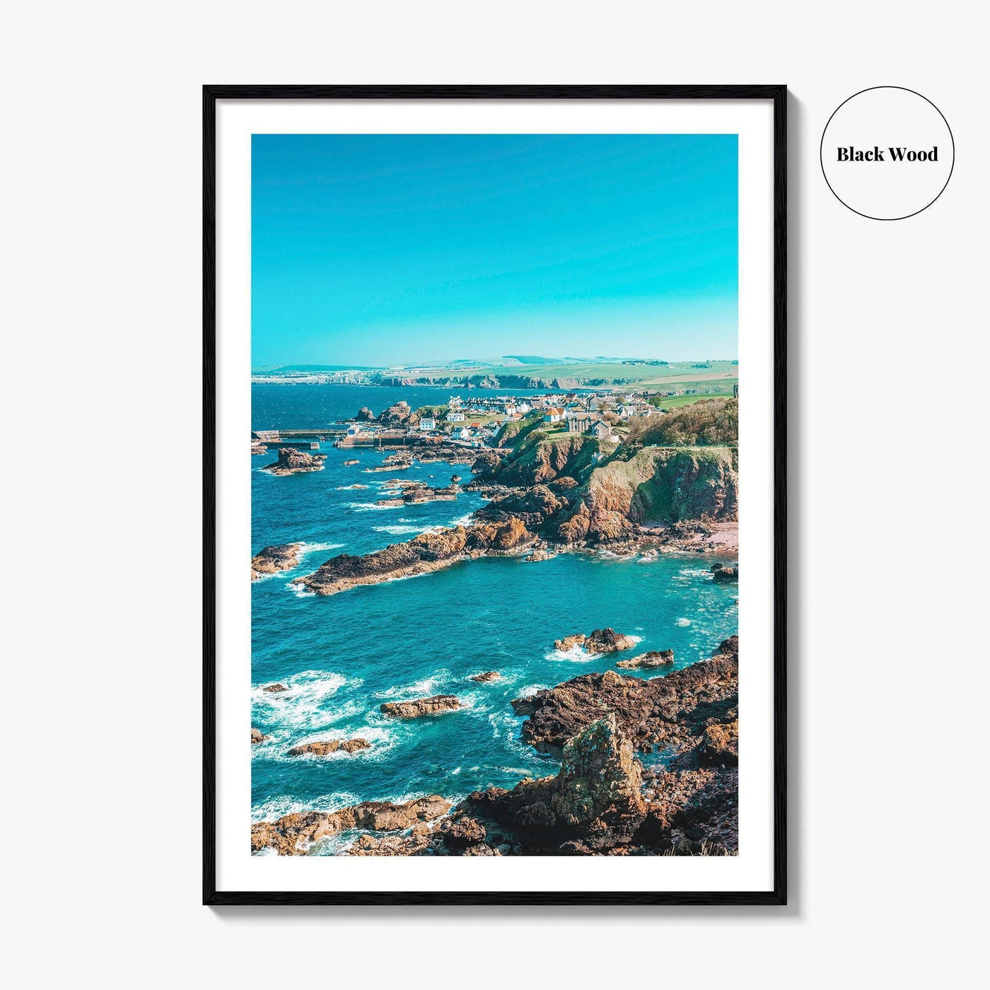 St Abbs Fine Art Photo Print, Starney Bay Nature Reserve, Berwickshire Scotland UK Poster