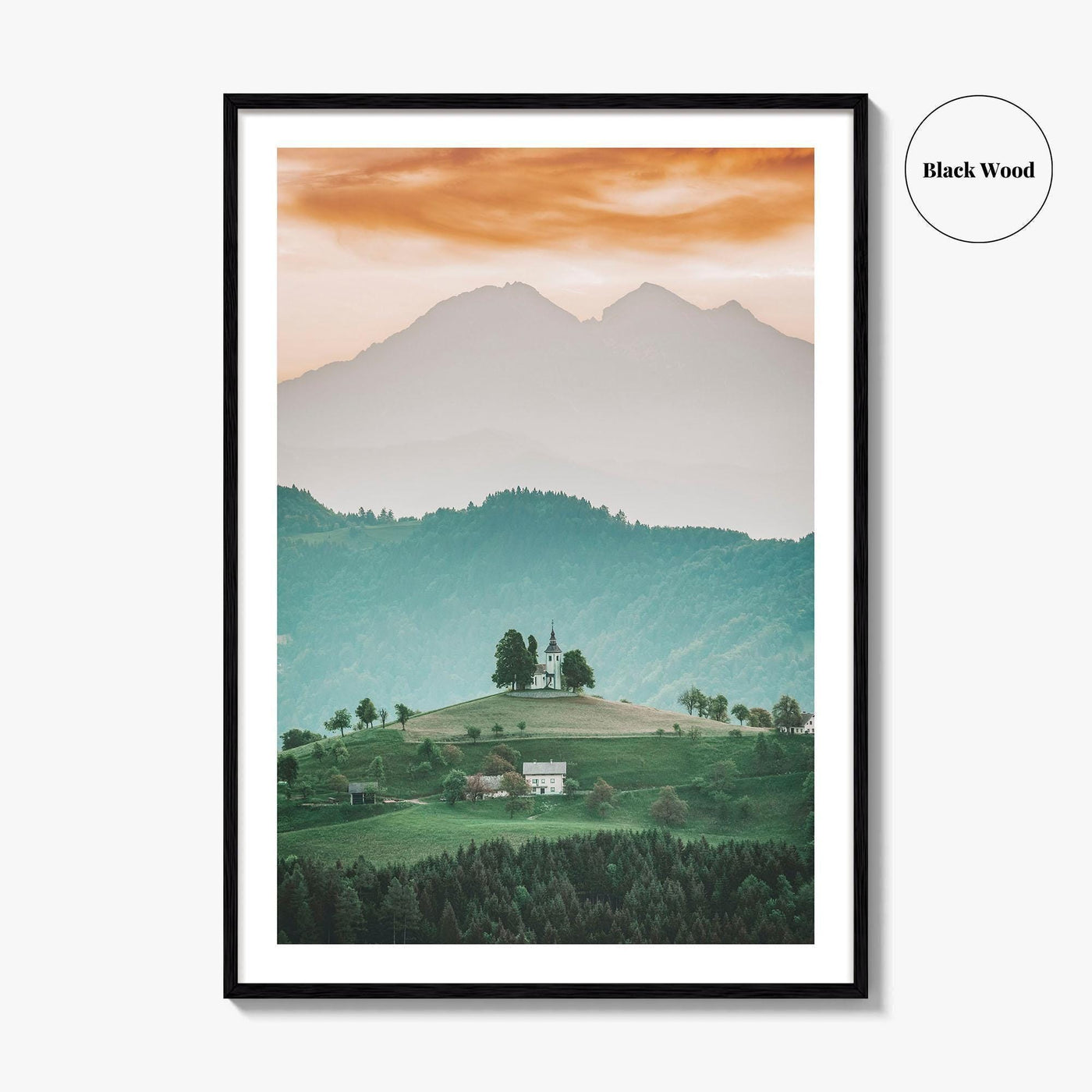 Saint Thomas Slovenia Fine Art Photo Print, Sveti Tomaz Church, Skofja Loka Poster