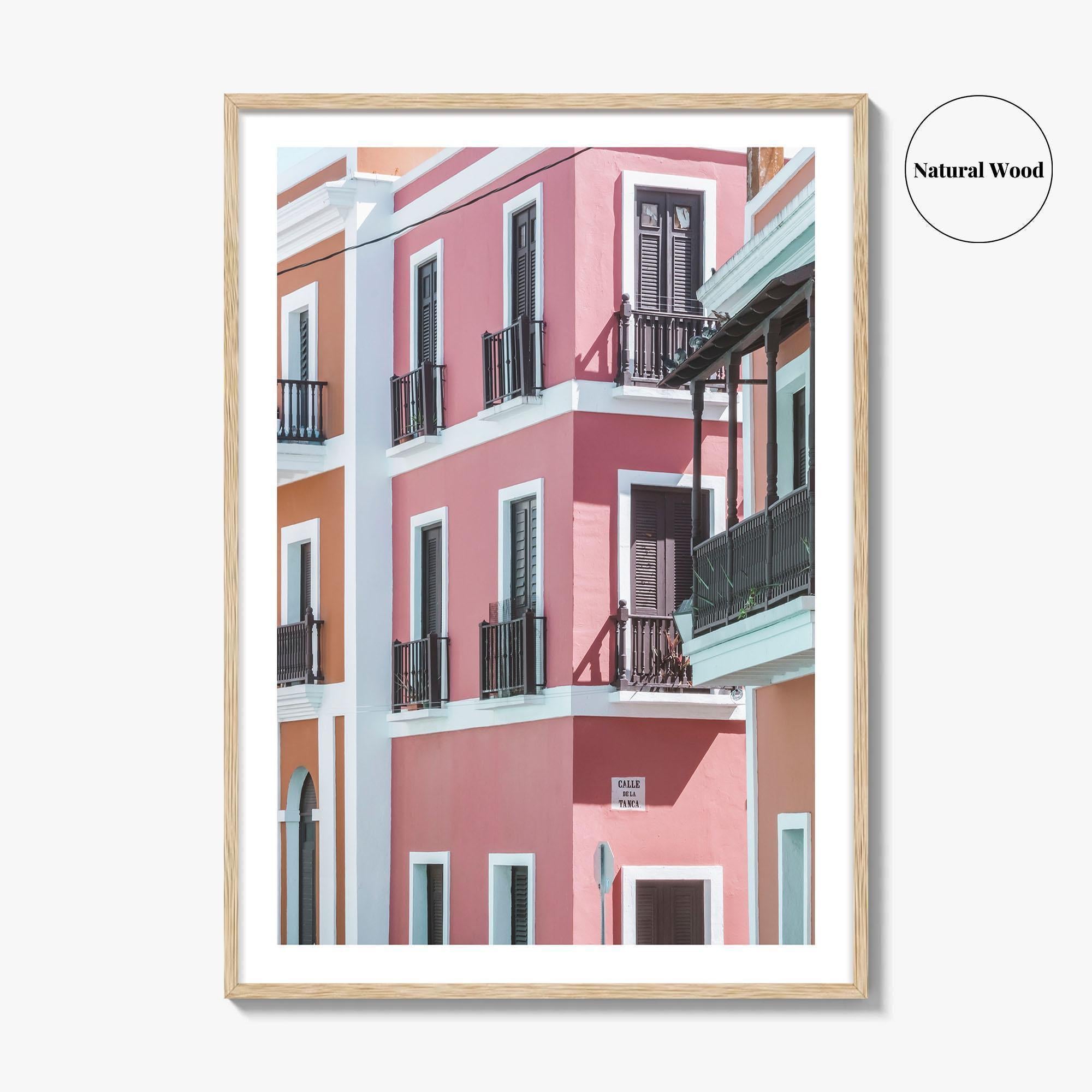 Old San Juan Fine Art Photo Print, Puerto Rico Wall Poster, Colonial Architecture