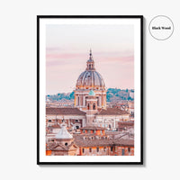 Rome Skyline Fine Art Photo Print, Italy Poster, Vatican City, St Peter's Square