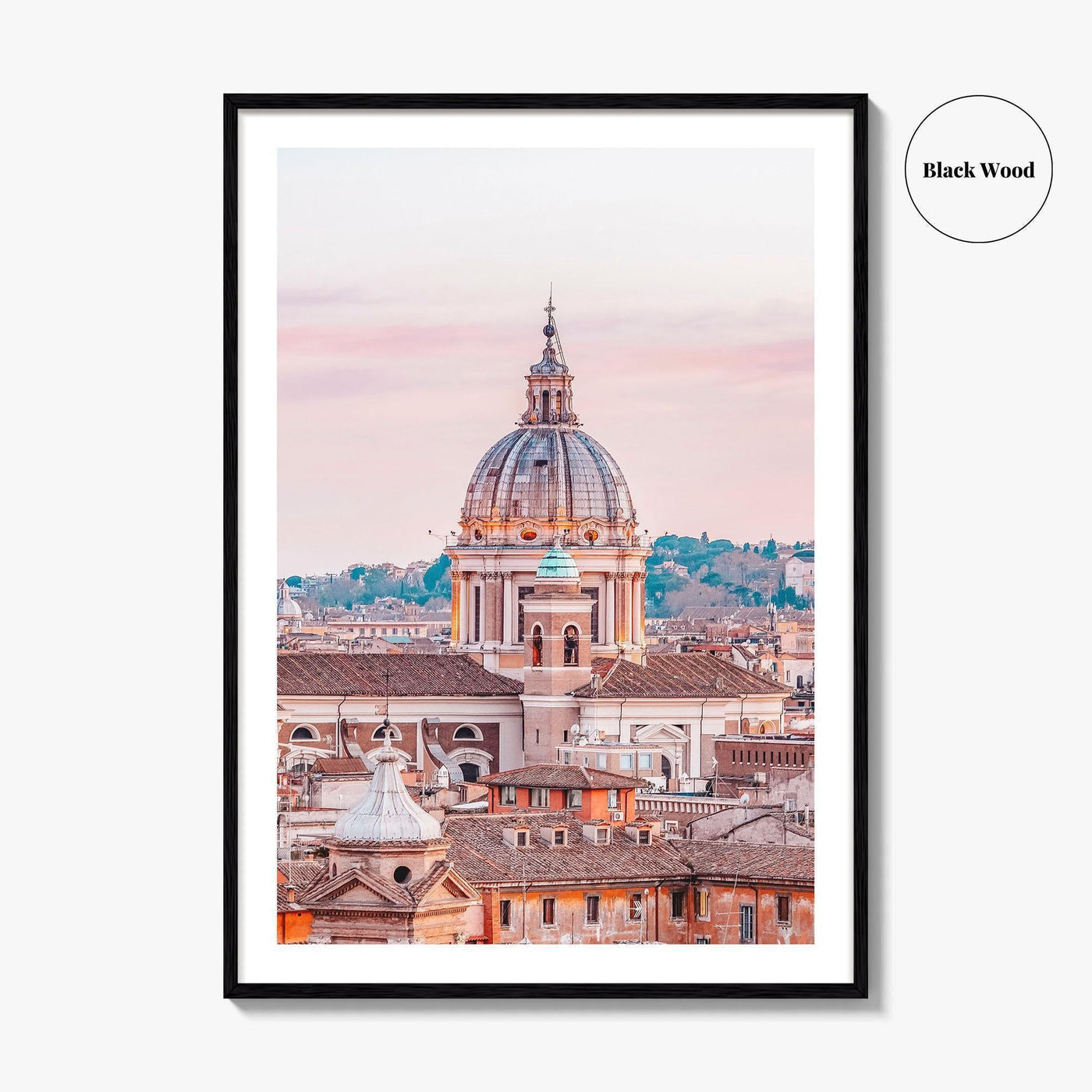 Rome Skyline Fine Art Photo Print, Italy Poster, Vatican City, St Peter's Square