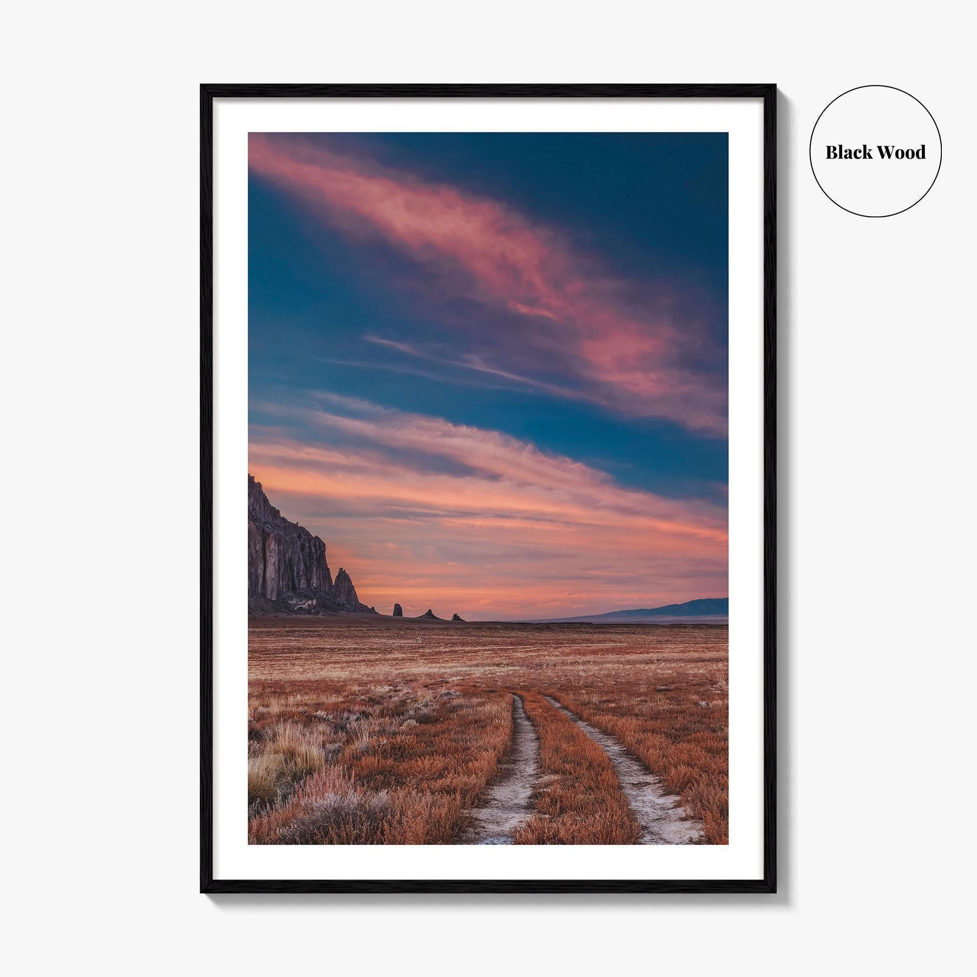 Shiprock Fine Art Photo Print, New Mexico, USA, Landscape Poster, Wall Decor