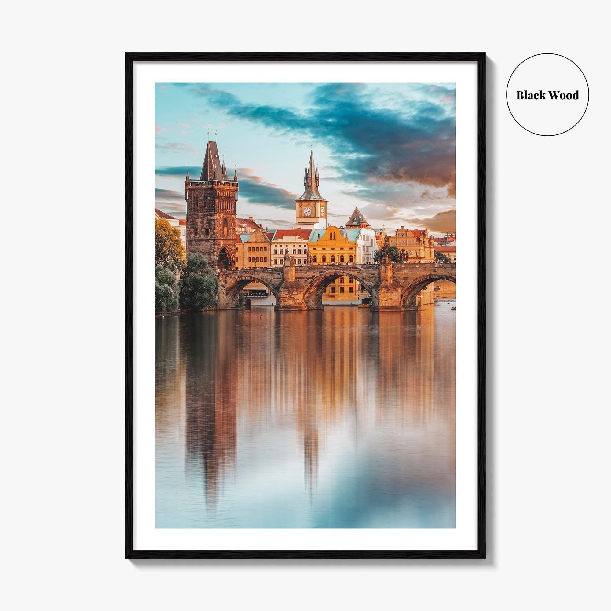 Prague Fine Art Photo Print, Charles Bridge, Czech Republic, Praha, Czechia, Photo Poster