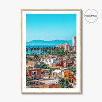 Puerto Vallarta Skyline Fine Art Photo Print, Wall Poster, Jalisco Mexico