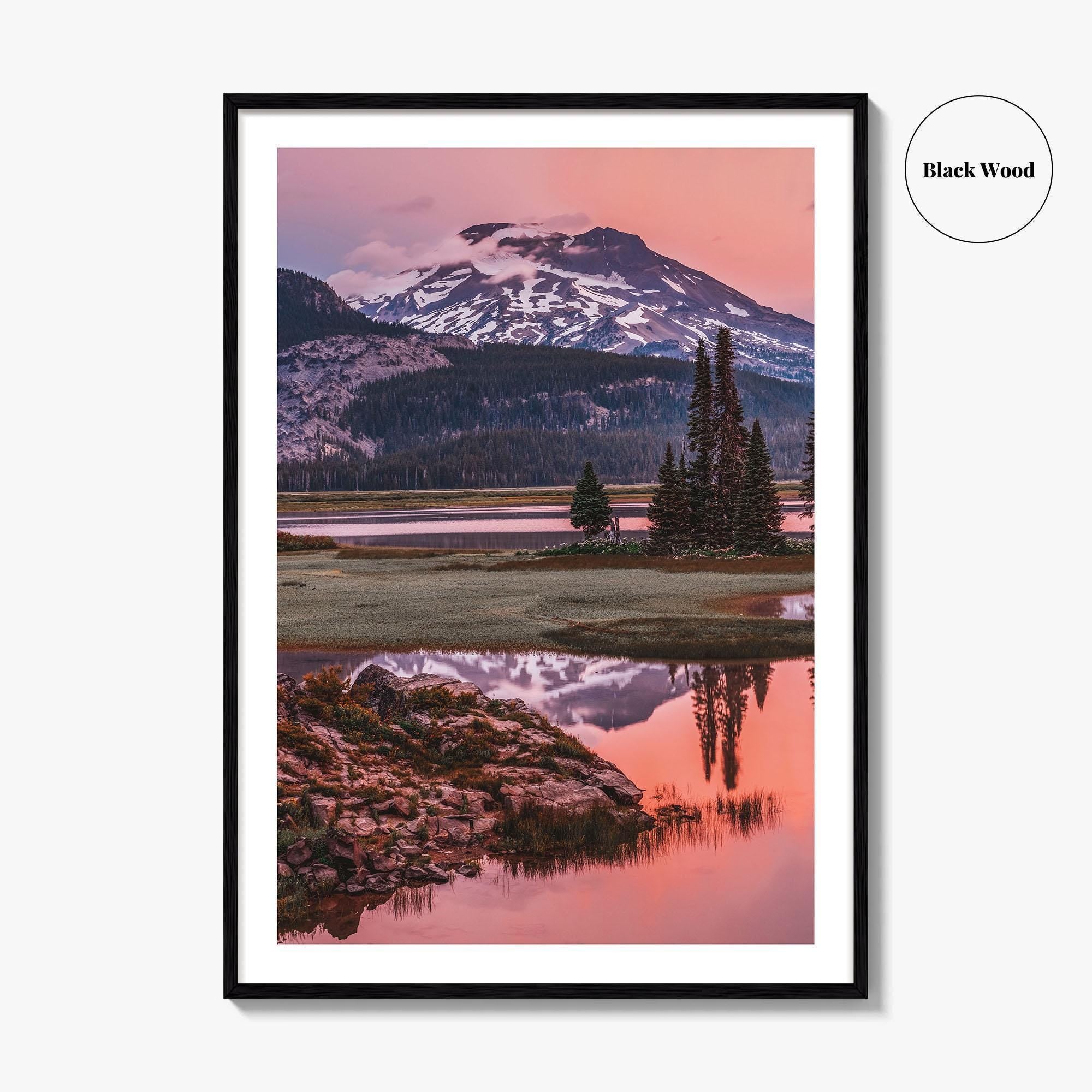 Sparks Lake Oregon Fine Art Photo Print, Bend, Cascades, USA Wall Decor Poster