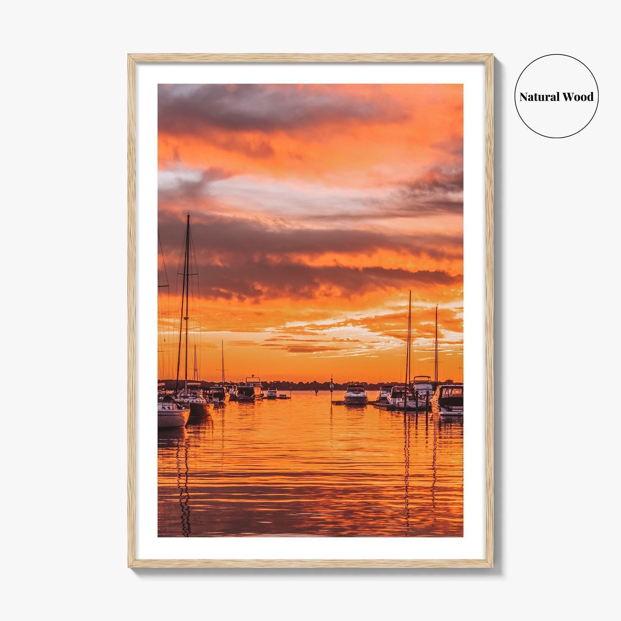 Lake Norman Fine Art Photo Print, North Carolina Wall Poster, USA, Charlotte