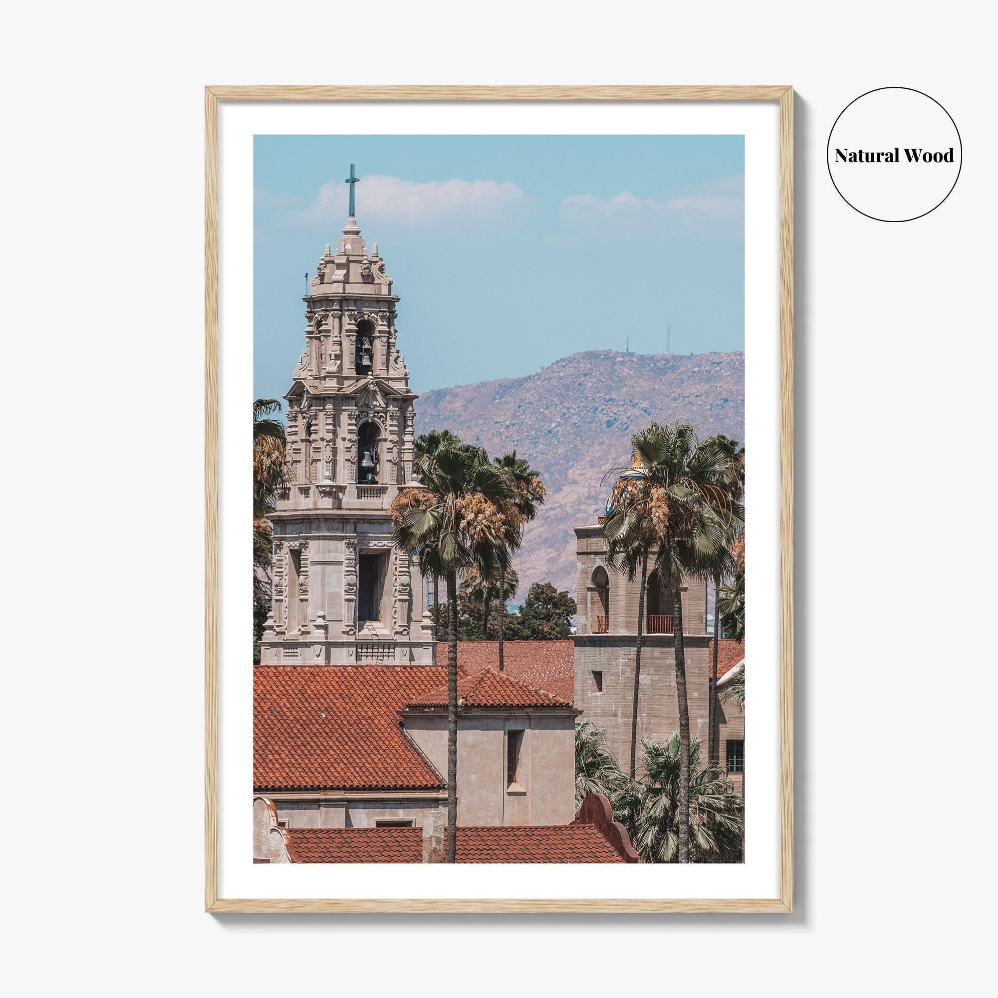 Riverside Fine Art Photo Print, Downtown City Center, California Wall Decor Poster, USA