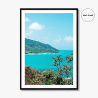 Panama Turquoise Fine Art Photo Print, Caribbean Sea Wall Poster, Central America
