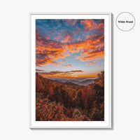 North Carolina Fine Art Photo Print, Blue Ridge Parkway, Asheville, Appalachian Mountains, USA Poster