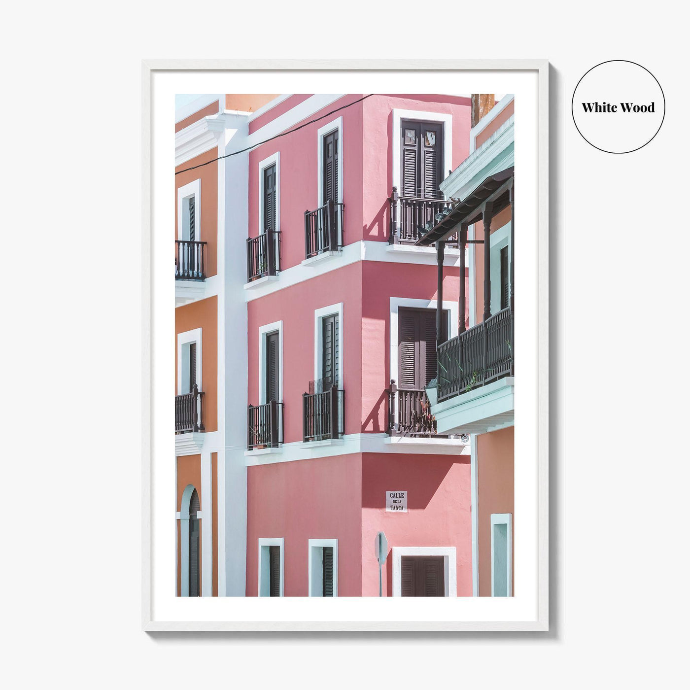 Old San Juan Fine Art Photo Print, Puerto Rico Wall Poster, Colonial Architecture