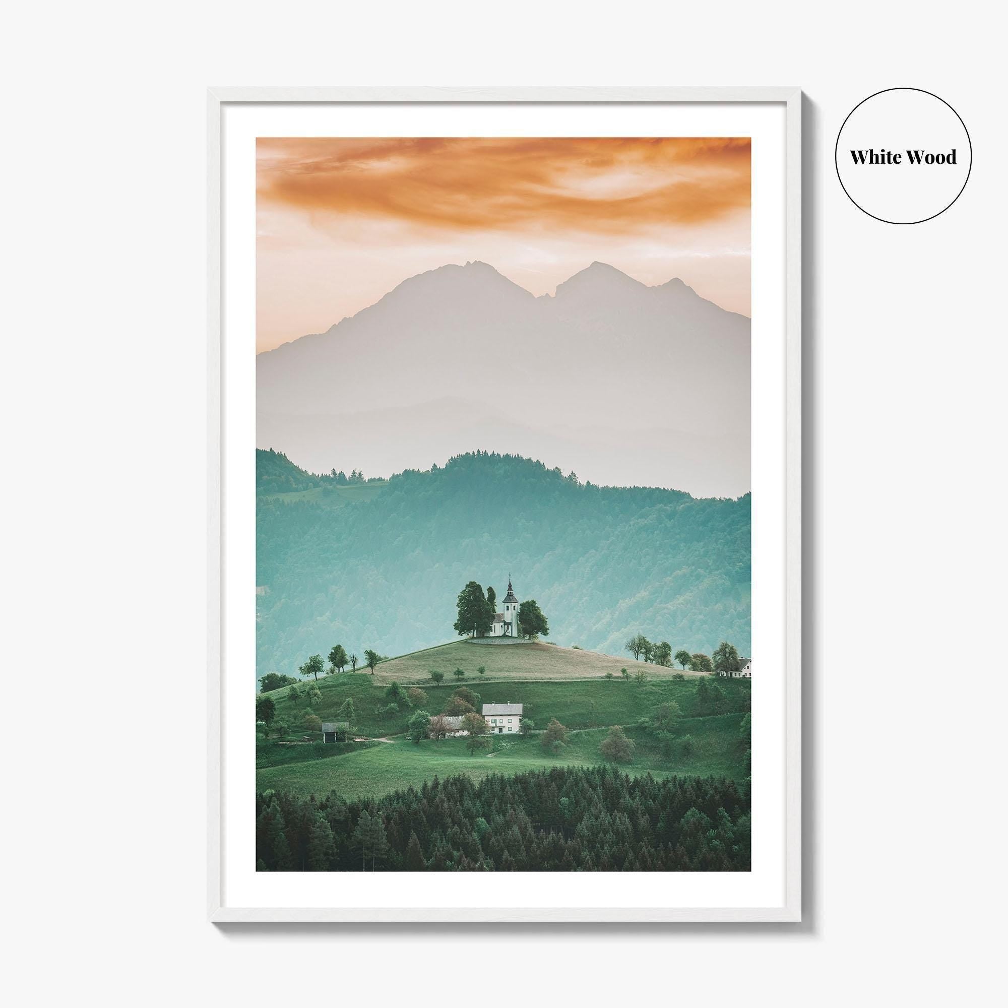 Saint Thomas Slovenia Fine Art Photo Print, Sveti Tomaz Church, Skofja Loka Poster