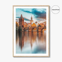 Prague Fine Art Photo Print, Charles Bridge, Czech Republic, Praha, Czechia, Photo Poster