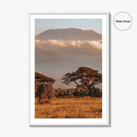 Mount Kilimanjaro Fine Art Photo Print, Amboseli National Park, Kenya, Wall Decor Poster