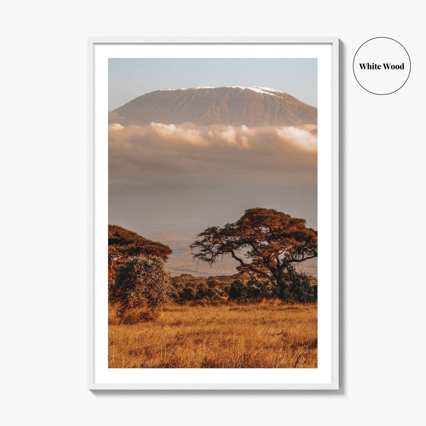 Mount Kilimanjaro Fine Art Photo Print, Amboseli National Park, Kenya, Wall Decor Poster