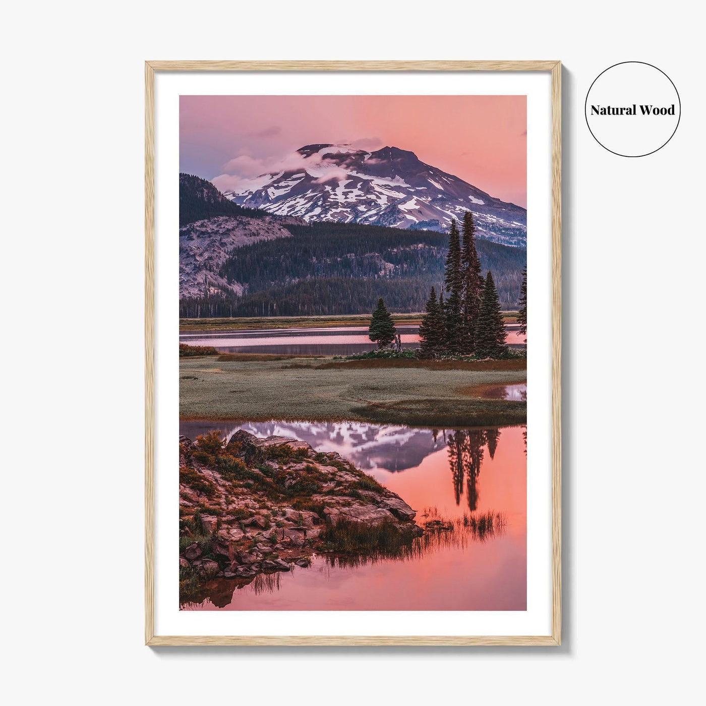 Sparks Lake Oregon Fine Art Photo Print, Bend, Cascades, USA Wall Decor Poster
