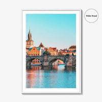 Prague Fine Art Photo Print, Praha, Charles Bridge, Old Town, Czech Republic Poster