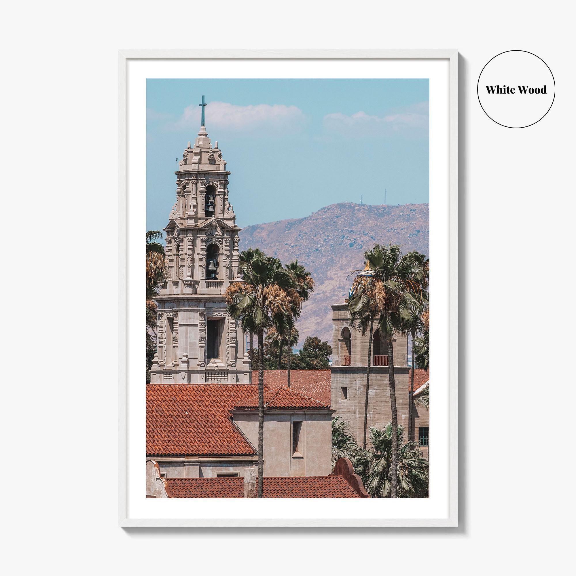 Riverside Fine Art Photo Print, Downtown City Center, California Wall Decor Poster, USA