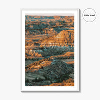 North Dakota Fine Art Photo Print, Theodore Roosevelt National Park, Painted Canyon, Badlands, USA