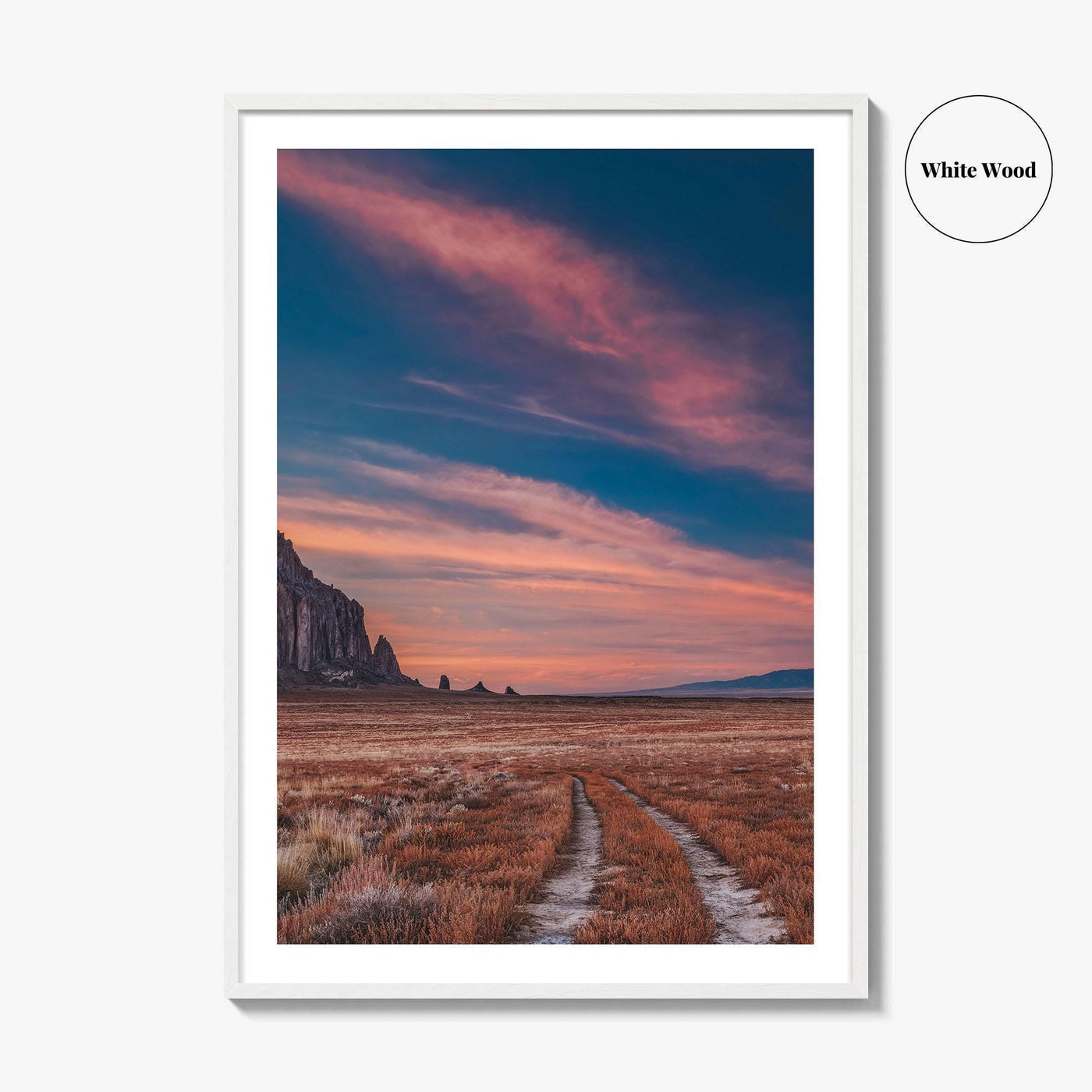 Shiprock Fine Art Photo Print, New Mexico, USA, Landscape Poster, Wall Decor