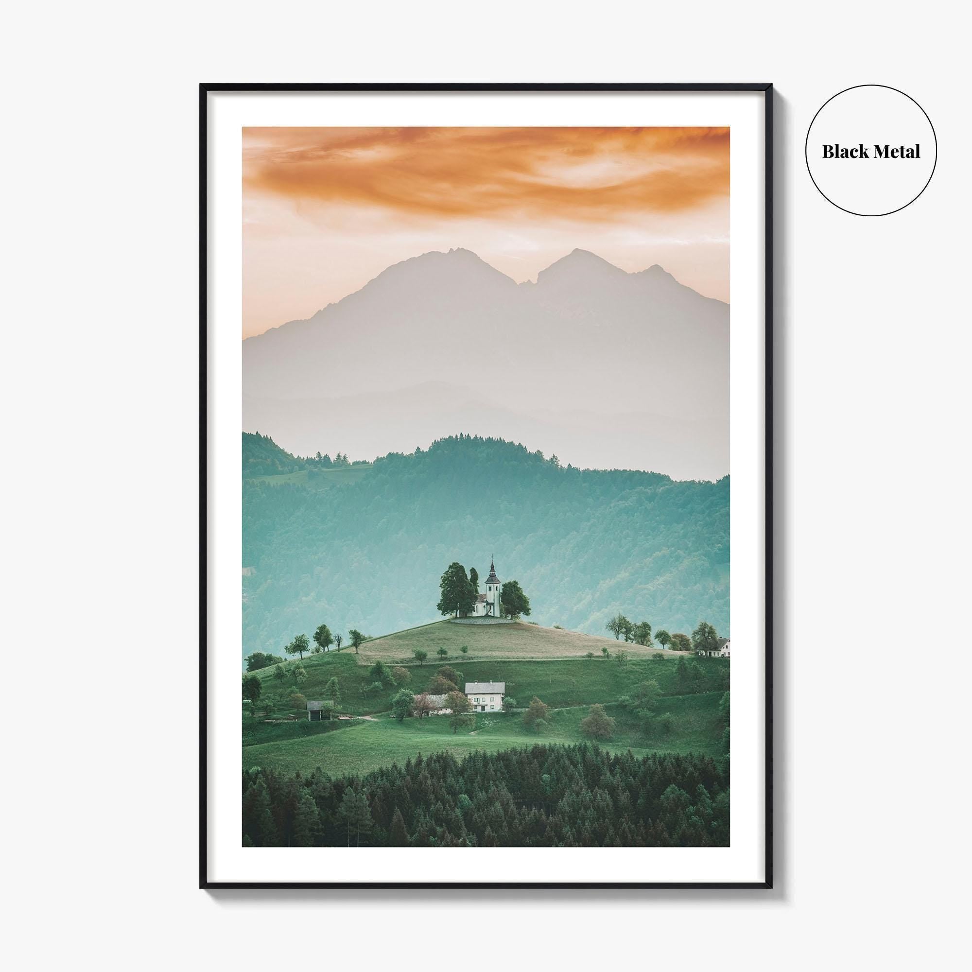 Saint Thomas Slovenia Fine Art Photo Print, Sveti Tomaz Church, Skofja Loka Poster