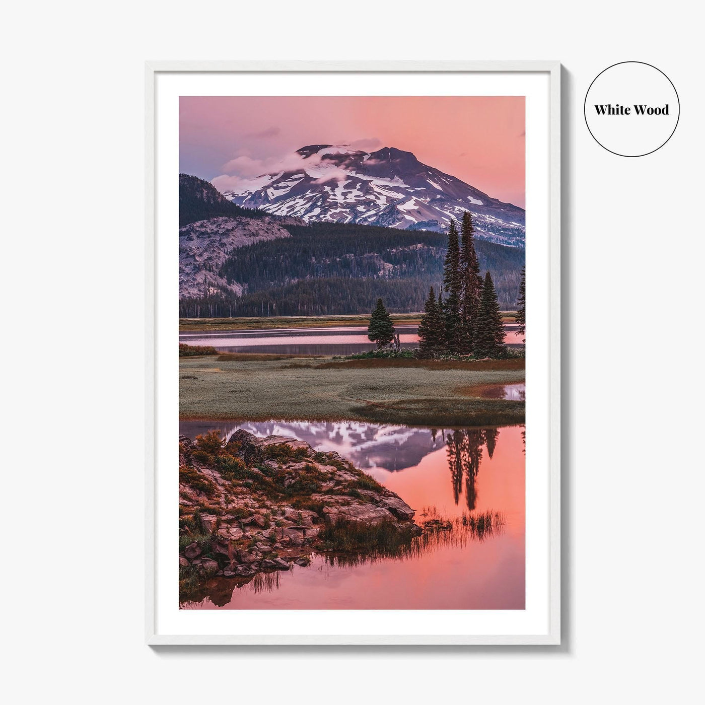 Sparks Lake Oregon Fine Art Photo Print, Bend, Cascades, USA Wall Decor Poster