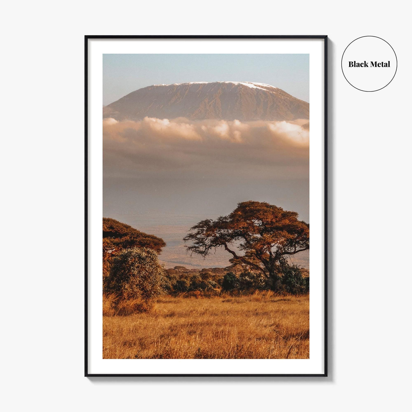 Mount Kilimanjaro Fine Art Photo Print, Amboseli National Park, Kenya, Wall Decor Poster