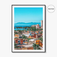 Puerto Vallarta Skyline Fine Art Photo Print, Wall Poster, Jalisco Mexico