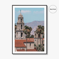 Riverside Fine Art Photo Print, Downtown City Center, California Wall Decor Poster, USA