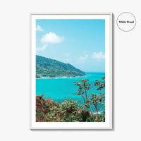 Panama Turquoise Fine Art Photo Print, Caribbean Sea Wall Poster, Central America
