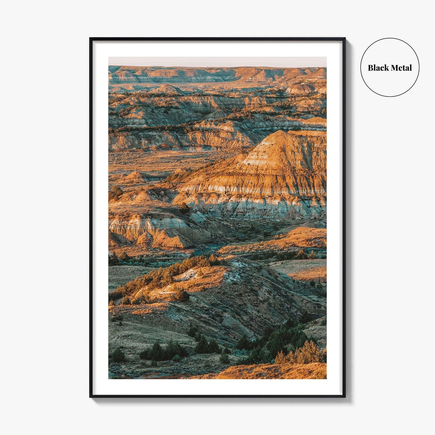 North Dakota Fine Art Photo Print, Theodore Roosevelt National Park, Painted Canyon, Badlands, USA