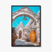 Puglia Fine Art Photo Print, Alberobello, Apulia Italy, Trulli Wall Poster