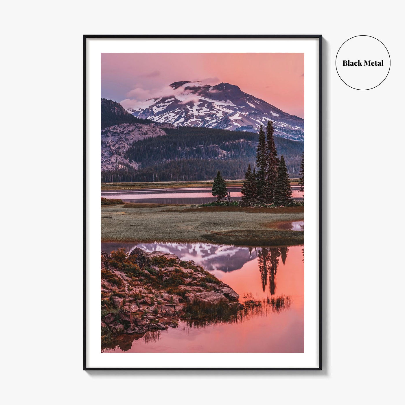 Sparks Lake Oregon Fine Art Photo Print, Bend, Cascades, USA Wall Decor Poster