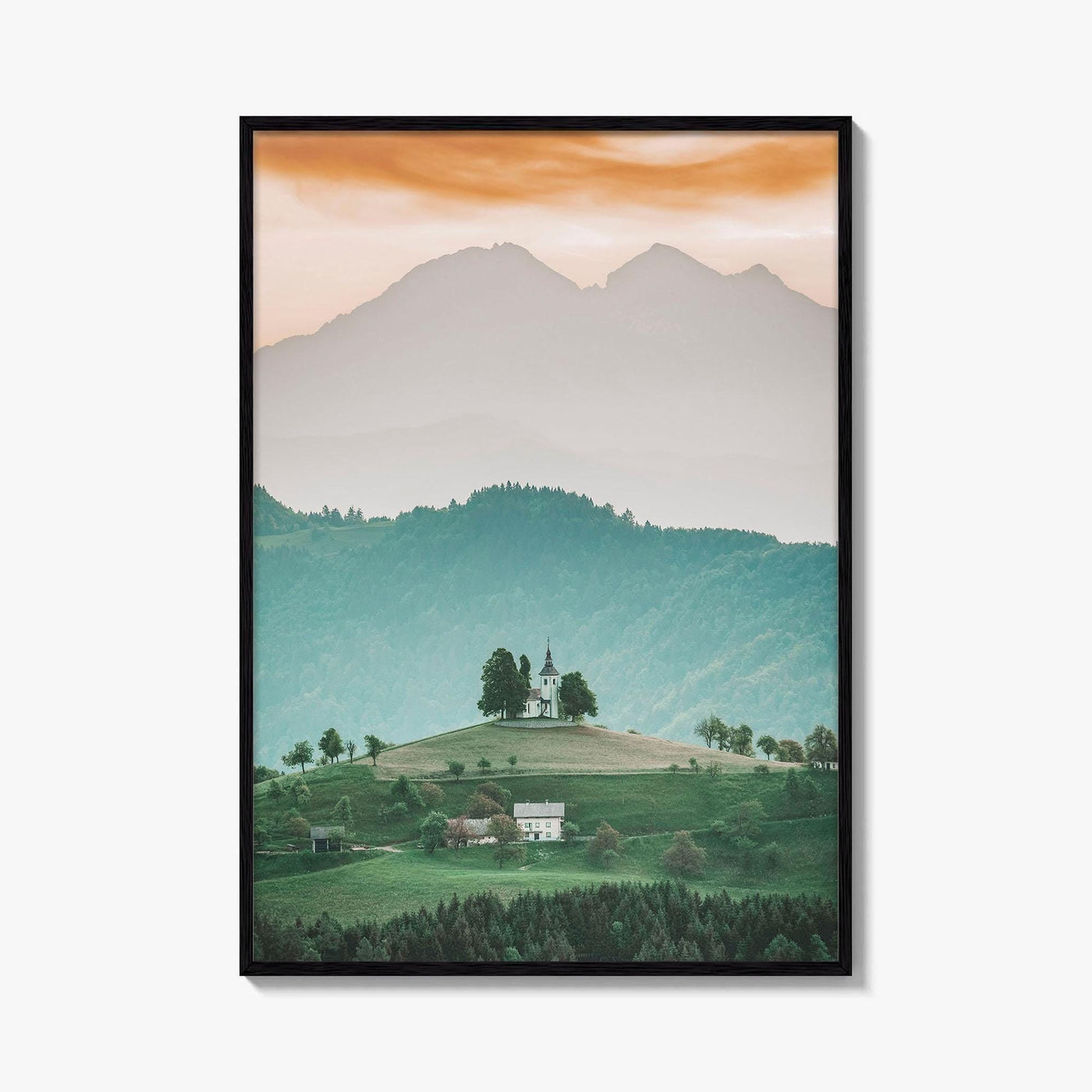 Saint Thomas Slovenia Fine Art Photo Print, Sveti Tomaz Church, Skofja Loka Poster