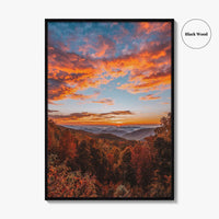 North Carolina Fine Art Photo Print, Blue Ridge Parkway, Asheville, Appalachian Mountains, USA Poster