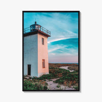 Provincetown Fine Art Photo Print, Wood End Lighthouse, Cape Cod Massachusetts, Panoramic Poster