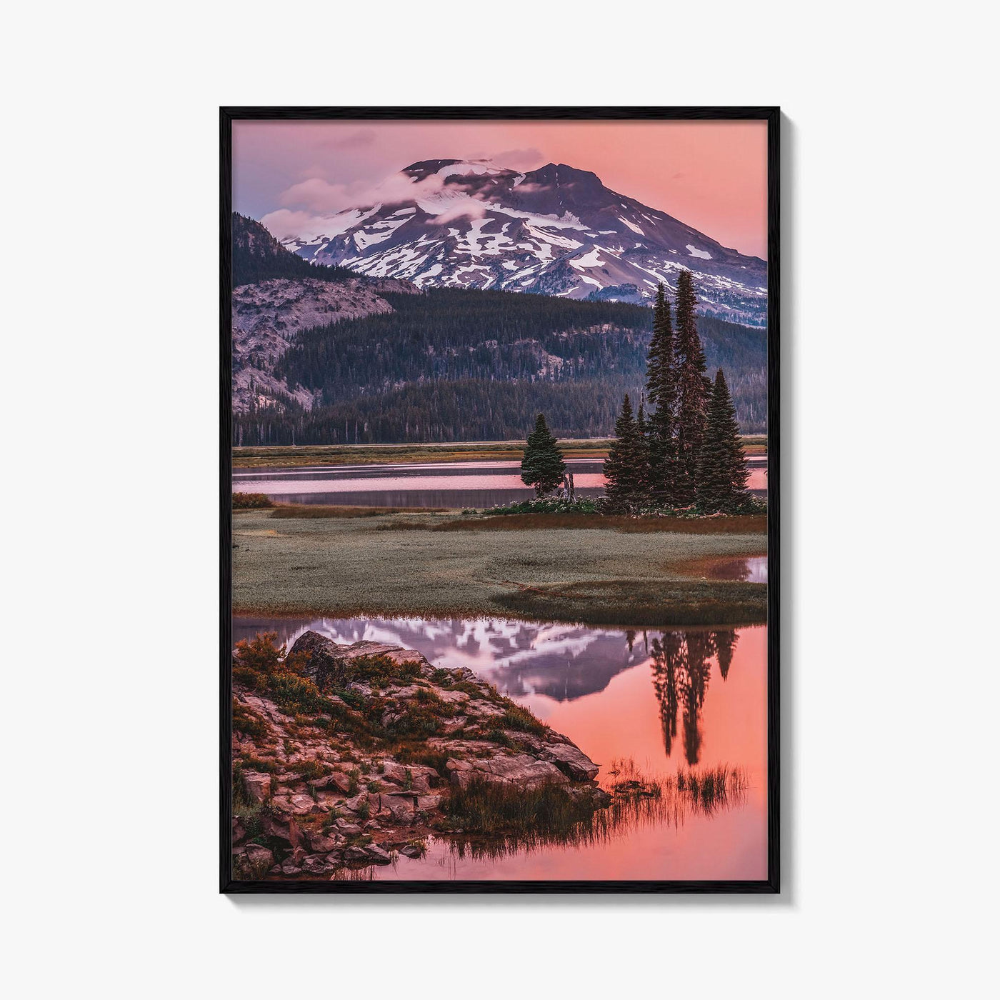Sparks Lake Oregon Fine Art Photo Print, Bend, Cascades, USA Wall Decor Poster